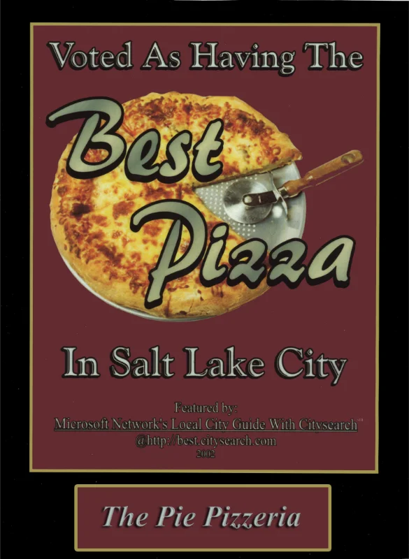 Salt Lake Best Pizza &mdash; 2002